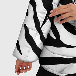 Куртка зимняя женская PUBG: Zebras Lifestyle, цвет: 3D-черный — фото 2