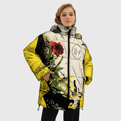 Куртка зимняя женская TOP: Chlorine, цвет: 3D-черный — фото 2