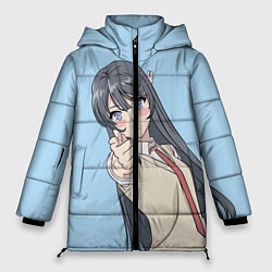 Куртка зимняя женская Seishun Buta, цвет: 3D-черный