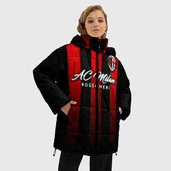 Куртка зимняя женская AC Milan, цвет: 3D-красный — фото 2