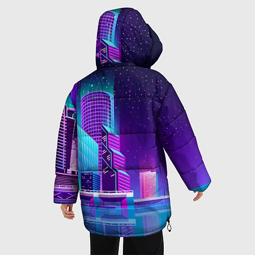 Женская зимняя куртка Neon Nights / 3D-Черный – фото 4
