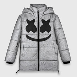 Женская зимняя куртка Marshmello: Grey Face