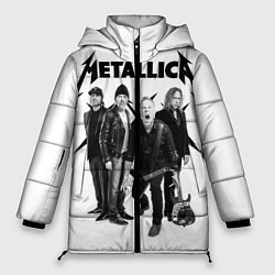 Куртка зимняя женская Metallica, цвет: 3D-красный