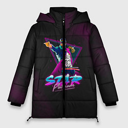 Куртка зимняя женская JoJo: Star Platinum, цвет: 3D-черный