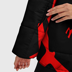 Куртка зимняя женская DOOM: Red Slayer, цвет: 3D-черный — фото 2