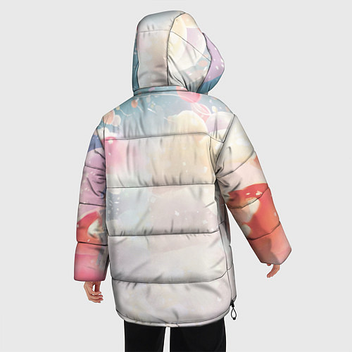 Женская зимняя куртка Пузыри / 3D-Светло-серый – фото 4