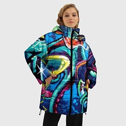 Куртка зимняя женская Street Fashion, цвет: 3D-черный — фото 2