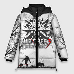 Куртка зимняя женская The Witcher 3: Wild Hunt, цвет: 3D-черный