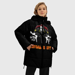 Куртка зимняя женская КОРОЛЬ И ШУТ, цвет: 3D-черный — фото 2