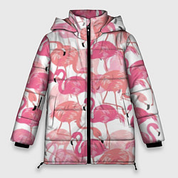 Женская зимняя куртка Рай фламинго