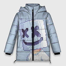 Куртка зимняя женская Marshmello Pixel, цвет: 3D-черный