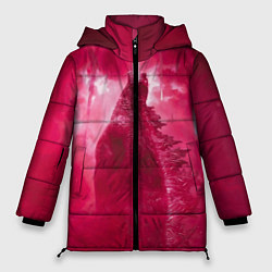 Куртка зимняя женская Red Godzilla, цвет: 3D-черный
