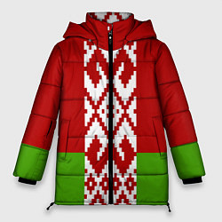 Женская зимняя куртка Беларусь флаг