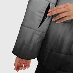 Куртка зимняя женская Death Stranding Лес, цвет: 3D-светло-серый — фото 2