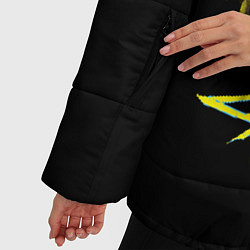 Куртка зимняя женская Cyberpunk 2077, цвет: 3D-черный — фото 2