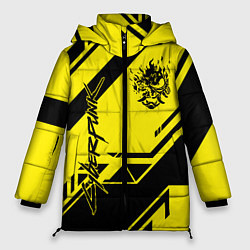 Женская зимняя куртка Cyberpunk 2077: Yellow Samurai