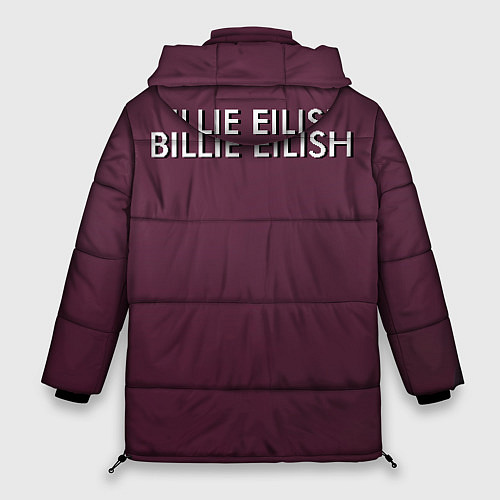 Женская зимняя куртка Билли Айлиш / 3D-Красный – фото 2