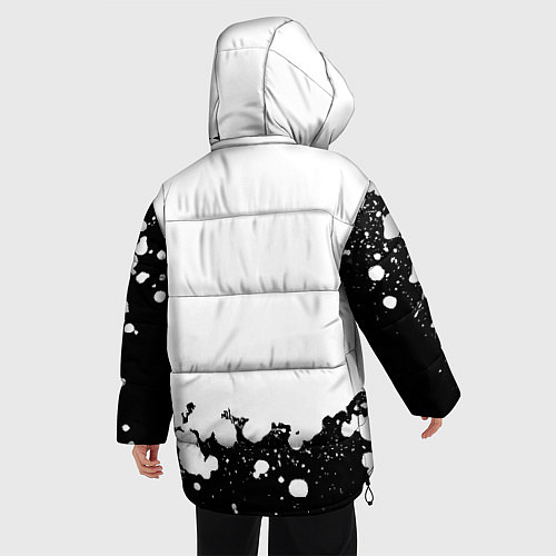 Женская зимняя куртка L letter snow / 3D-Черный – фото 4
