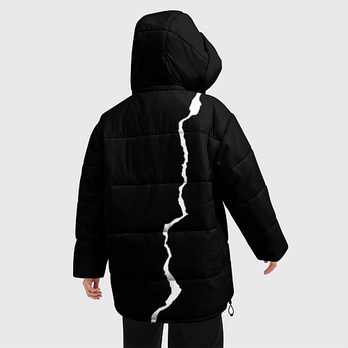 Женская зимняя куртка KIZARU - HAUNTED FAMILY / 3D-Черный – фото 4