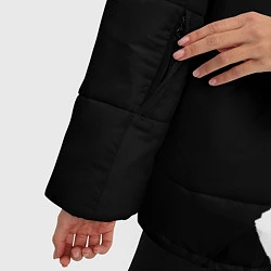 Куртка зимняя женская KIZARU - HAUNTED FAMILY, цвет: 3D-черный — фото 2
