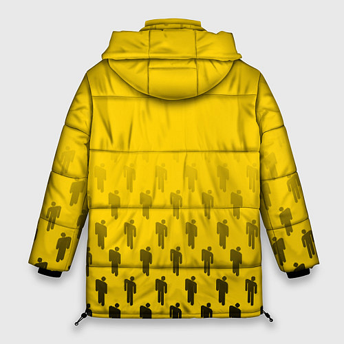 Женская зимняя куртка Billie Eilish: Yellow Autograph / 3D-Красный – фото 2