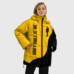 Куртка зимняя женская BILLIE EILISH: Don't Smile, цвет: 3D-черный — фото 2
