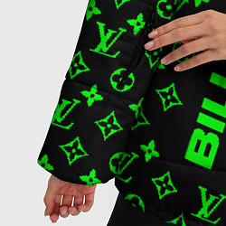 Куртка зимняя женская BILLIE EILISH x LV Green, цвет: 3D-красный — фото 2