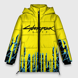 Женская зимняя куртка Cyberpunk 2077: Yellow Style