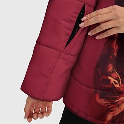 Куртка зимняя женская Billie Eilish, цвет: 3D-красный — фото 2