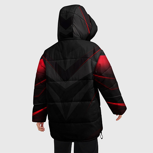 Женская зимняя куртка CYBERPUNK 2077 / 3D-Черный – фото 4