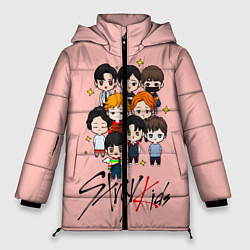 Куртка зимняя женская Stray Kids, цвет: 3D-красный