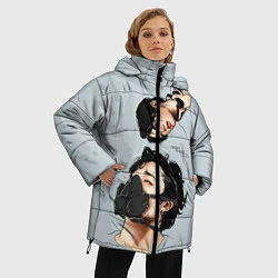 Куртка зимняя женская Stray Kids, цвет: 3D-черный — фото 2