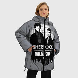 Куртка зимняя женская Sherlock Holmesboy, цвет: 3D-черный — фото 2