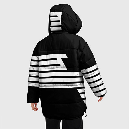 Женская зимняя куртка Ateez / 3D-Черный – фото 4