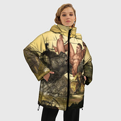 Куртка зимняя женская Aniki Fight Art, цвет: 3D-черный — фото 2