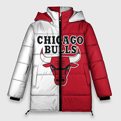 Куртка зимняя женская CHICAGO BULLS, цвет: 3D-черный