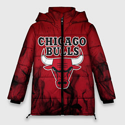 Куртка зимняя женская CHICAGO BULLS, цвет: 3D-черный