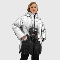 Куртка зимняя женская Токийский Гуль, цвет: 3D-черный — фото 2