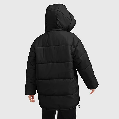 Женская зимняя куртка Хвост Феи Natsu i Happy / 3D-Черный – фото 4
