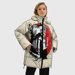 Куртка зимняя женская Принцесса Мононоке, цвет: 3D-светло-серый — фото 2