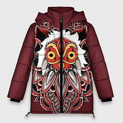 Куртка зимняя женская Принцесса Мононоке, цвет: 3D-красный