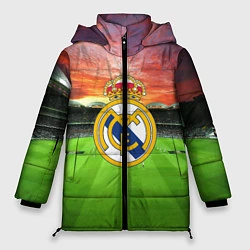 Куртка зимняя женская FC Real Madrid, цвет: 3D-красный