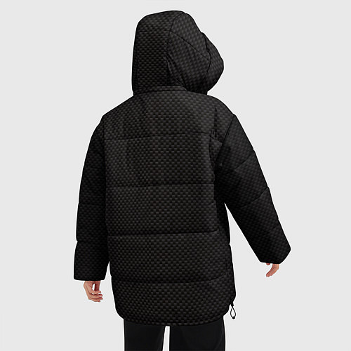 Женская зимняя куртка MINECRAFT карбон / 3D-Черный – фото 4