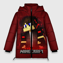 Куртка зимняя женская MINECRAFT, цвет: 3D-красный