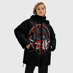 Куртка зимняя женская Самурай, цвет: 3D-красный — фото 2