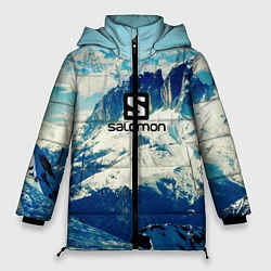 Куртка зимняя женская SALOMON, цвет: 3D-черный