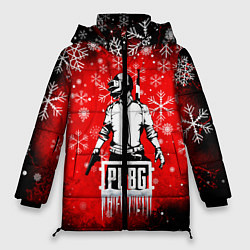 Куртка зимняя женская PUBG, цвет: 3D-черный