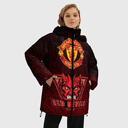 Куртка зимняя женская Манчестер, цвет: 3D-черный — фото 2