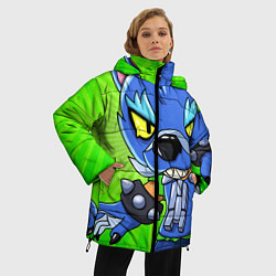 Куртка зимняя женская BRAWL STARS WEREWOLF LEON, цвет: 3D-черный — фото 2