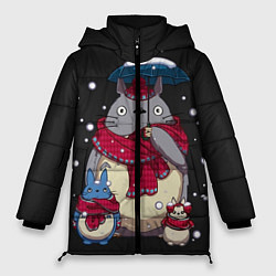 Куртка зимняя женская My Neighbor Totoro, цвет: 3D-красный